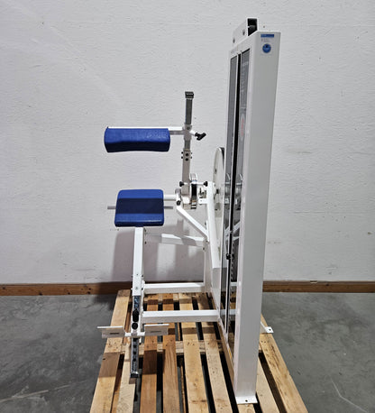 Pulse bzw Pulsestar Rückenstreckermaschine, Back Extension, Lower Back, Hyperextension, Rahmenfarbe Weiß, gebraucht - geprüfter Zustand mit optischen Gebrauchsspuren