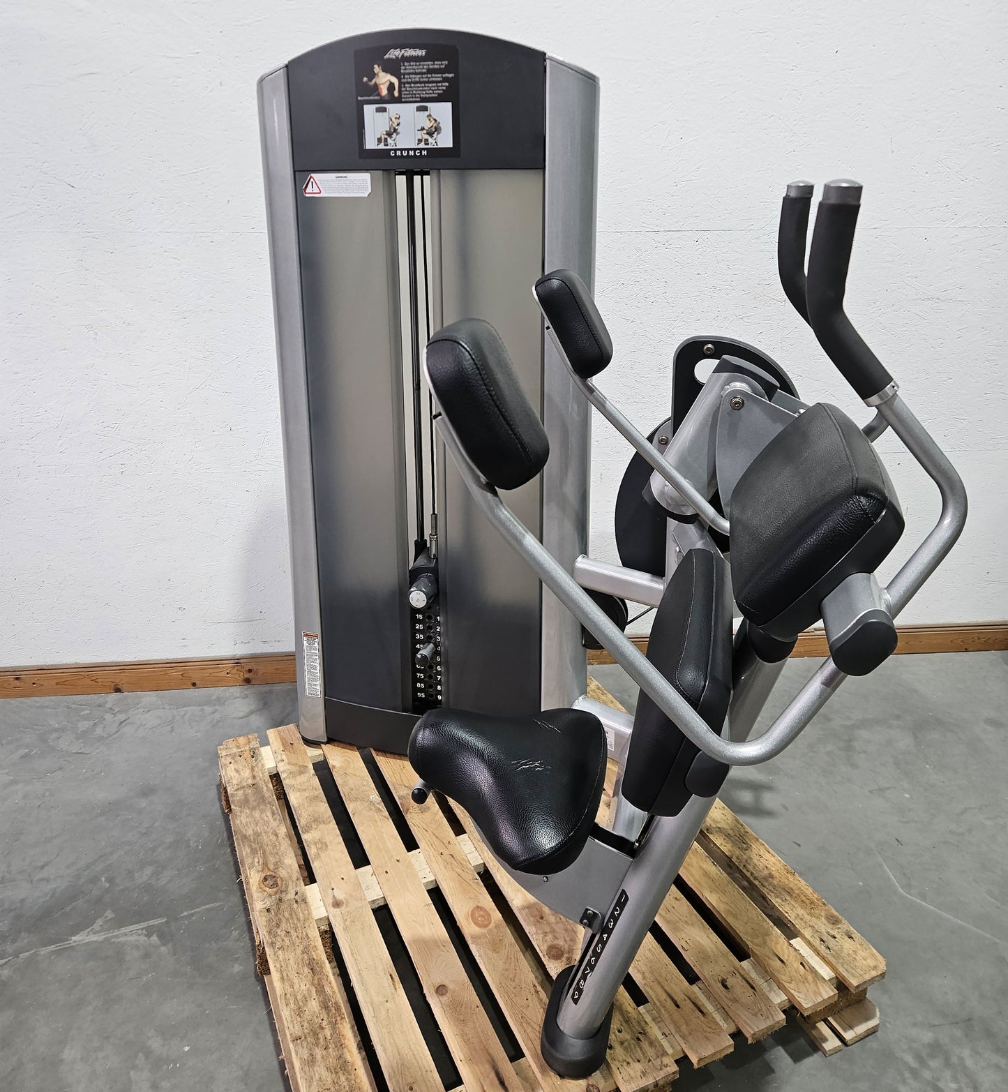 Life Fitness Set 10 Strength Equipment, Signature Series, Frame Silver, Upholstery Black, Used - Refurbished Condition