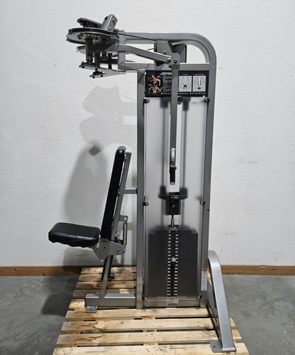 Life Fitness Set 10 Strength Equipment, Signature Series, Frame Silver, Upholstery Black, Used - Refurbished Condition