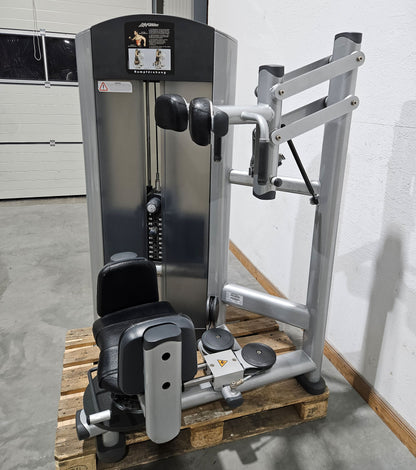 Life Fitness Set 10 Strength Equipment, Signature Series, Frame Silver, Upholstery Black, Used - Refurbished Condition