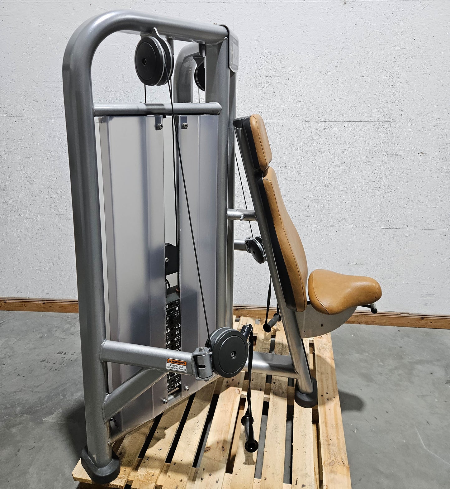 Life Fitness Shoulder Press, Schulterpresse Dual Bilateral, Overheadpresse mit drehbaren Griffen, Signature Series, Rahmenfarbe Silber, gebraucht - überholter Zustand