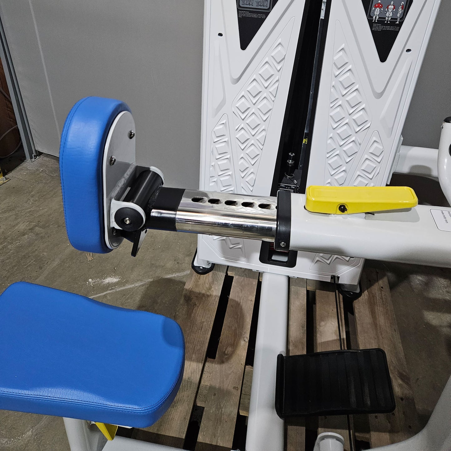 DankSport Rudern mit Bruststütze, Row, Farbe Weiß, gebraucht - Ausstellungsstück
