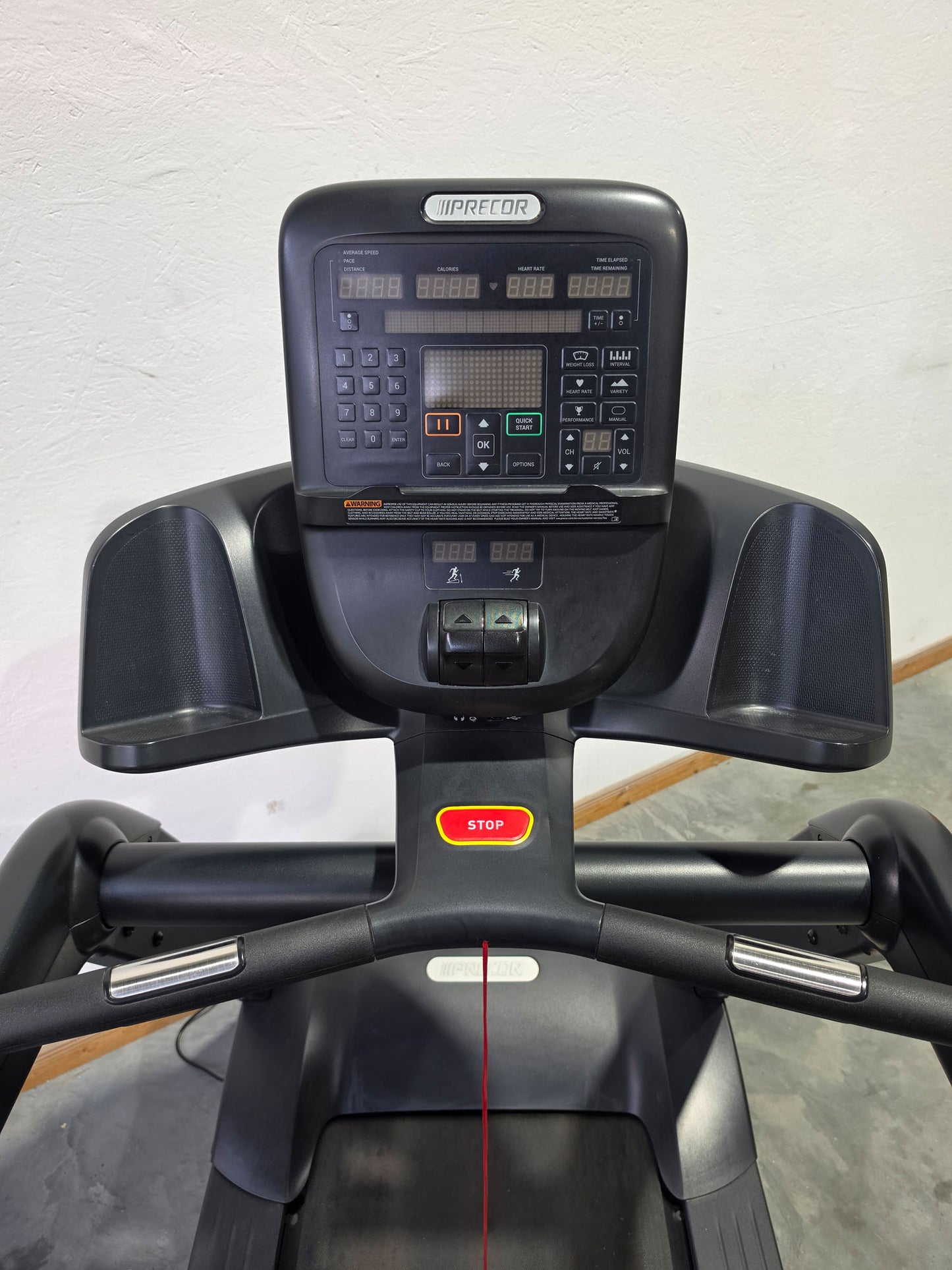 Precor Laufband TRM 731 Treadmill, P31 LED Konsole, Farbe Schwarz, gebraucht - überholter Zustand