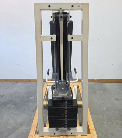 Gym80 - 2er Set = Abduktoren und Adduktorenmaschine, Oldschool Edition oder Classic Line, Hip Abduction und Hip Adduction Set, Rahmenfarbe Weiß, gebraucht mit Gebrauchsspuren