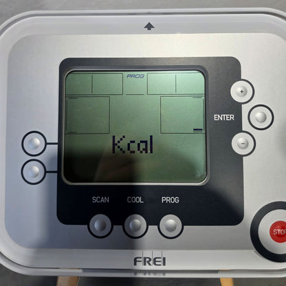 Emotion Fitness Motion Cross 800 med, mit großem Trainingsprogramm, Watt Training, Ellipsentrainer, Crosstrainer, gebrandet Frei AG, gebraucht - überholter Zustand