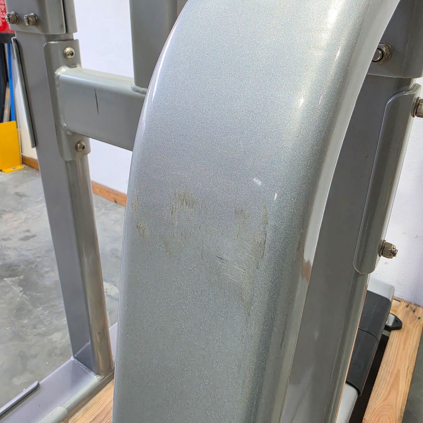 Nautilus 3 in 1 Gerät, Dips, Beinheben und Klimmzug Ständer = Pull Up - Dip - Leg Raise, Inspiration Strength Series NP-B7511, Rahmenfarbe Silber, gebraucht mit Gebrauchsspuren