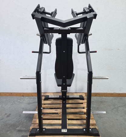 Gymleco 020 Inclined Benchpress, schräge Bankdrückmaschine, Incline Chestpress, Rahmenfarbe Schwarz, gebraucht - überholter Zustand