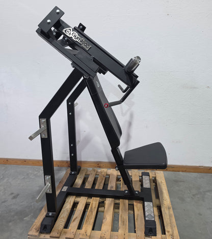 Gymleco 020 Inclined Benchpress, schräge Bankdrückmaschine, Incline Chestpress, Rahmenfarbe Schwarz, gebraucht - überholter Zustand