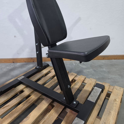 Gymleco 020 Inclined Benchpress, schräge Bankdrückmaschine, Incline Chestpress, Rahmenfarbe Schwarz, gebraucht - überholter Zustand