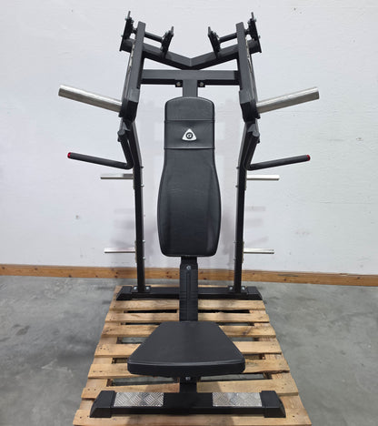 Gymleco 020 Inclined Benchpress, schräge Bankdrückmaschine, Incline Chestpress, Rahmenfarbe Schwarz, gebraucht - überholter Zustand