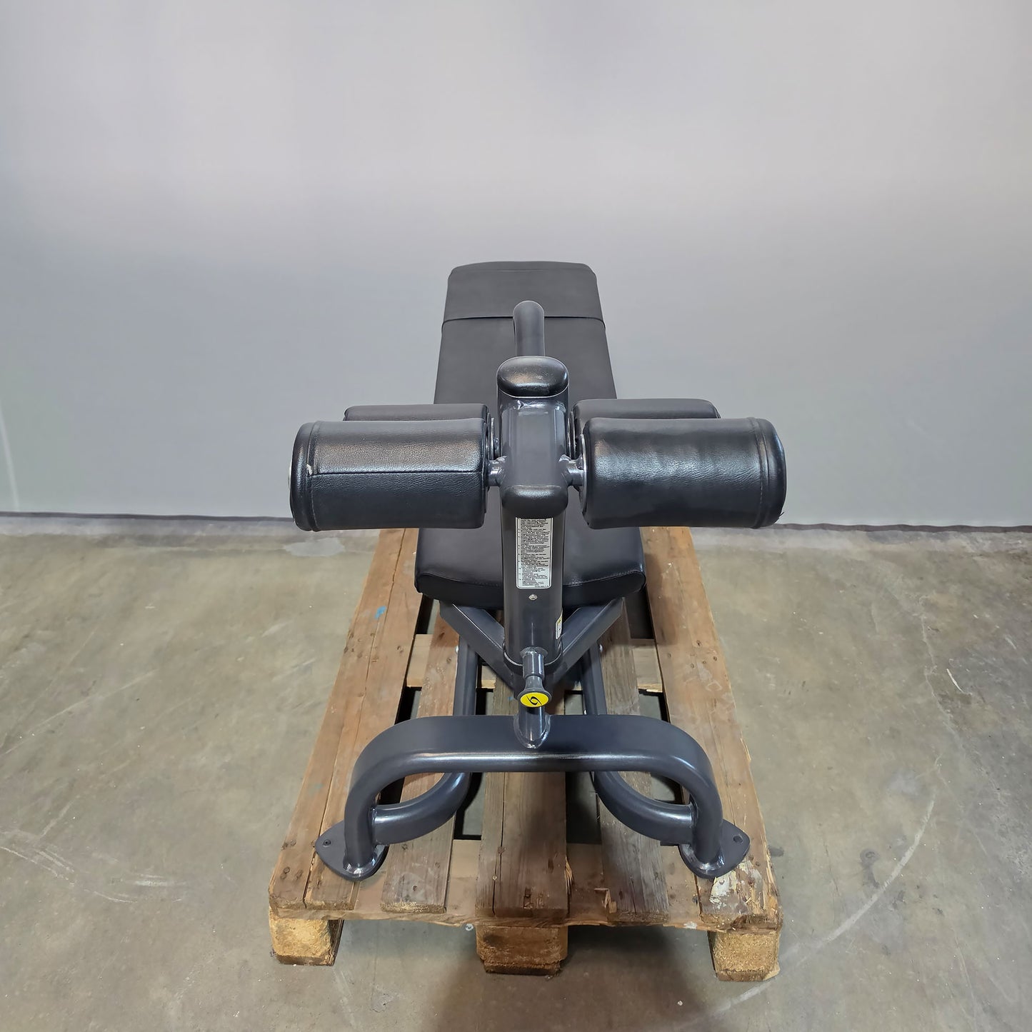 Cybex verstellbare Bauchbank, Adjustable Abdominal Bench, Rahmenfarbe Anthrazit, gebraucht - überholter Zustand