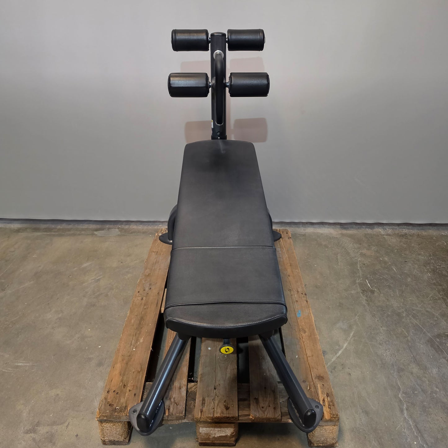 Cybex verstellbare Bauchbank, Adjustable Abdominal Bench, Rahmenfarbe Anthrazit, gebraucht - überholter Zustand