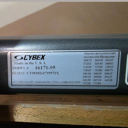Cybex verstellbare Bauchbank, Adjustable Abdominal Bench, Rahmenfarbe Anthrazit, gebraucht - überholter Zustand