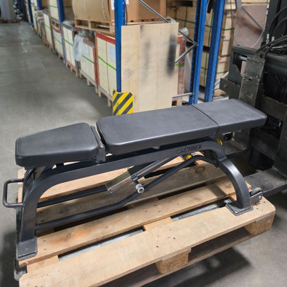 Cybex verstellbare Hantelbank ohne Ablagen, Universalbank, Adjustable Workout Bench, Rahmenfarbe Anthrazit, gebraucht - mit Gebrauchsspuren