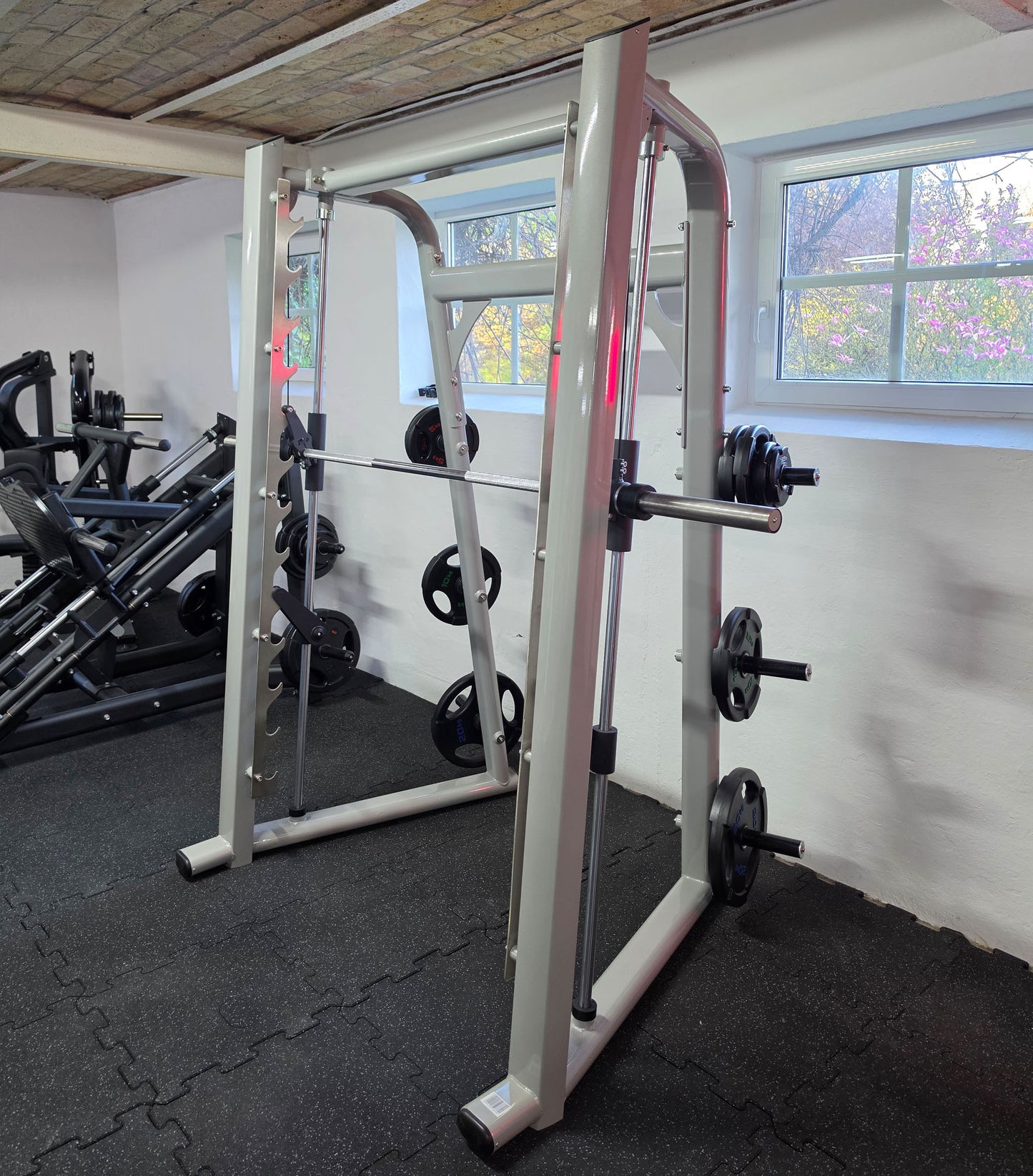 DankSport Multipresse geführt, Smith Machine, Rahmenfarbe Silber und Schwarz, NEU