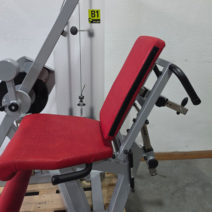 SVG Beinstrecker u. Beinbeuger liegend 2 in 1 Kombigerät, sitzend / liegend verstellbar, MPG, Farbe Silber, gebraucht - überholter Zustand