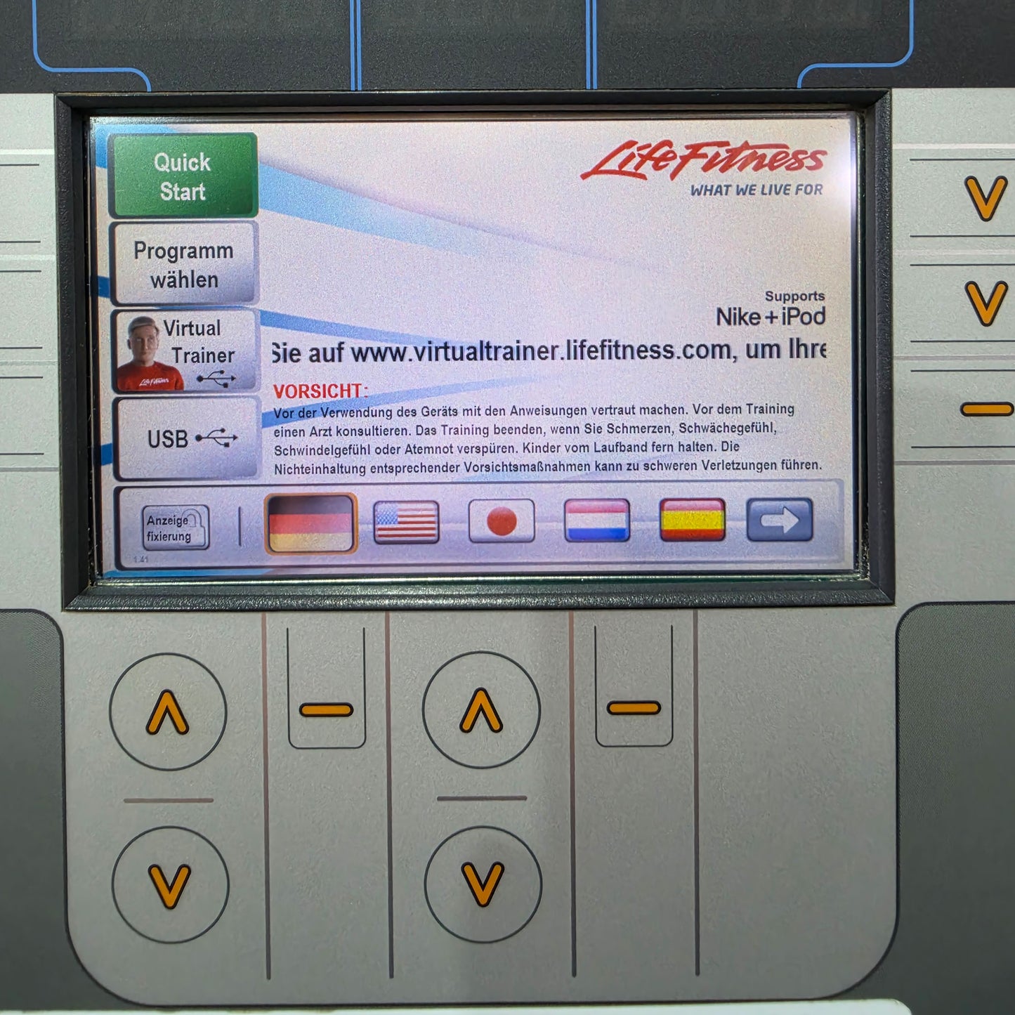Life Fitness Crosstrainer 95X - Elevation Series 95x - Engage 7" Touchscreen Konsole, gebraucht - überholter Zustand