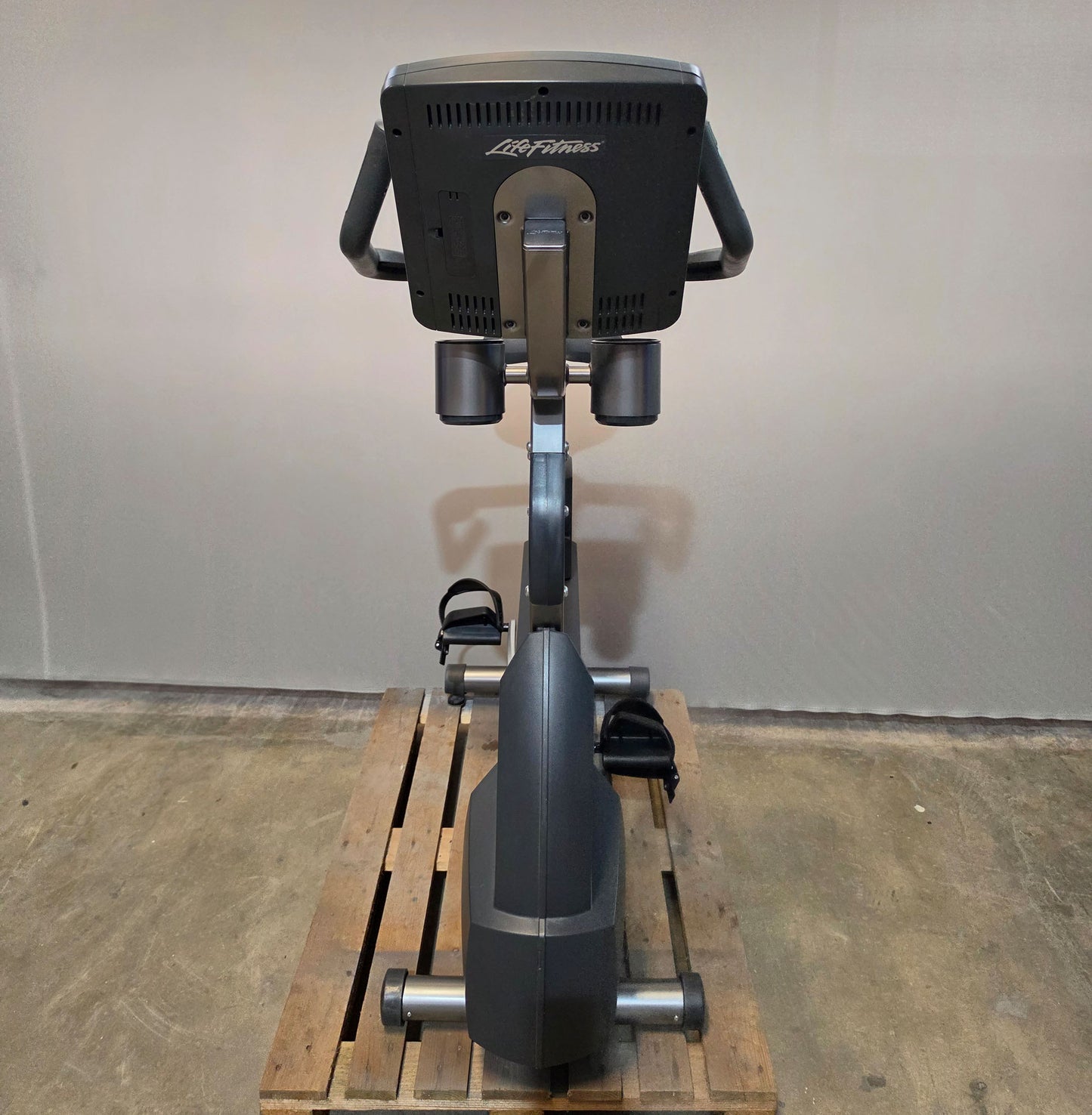 Life Fitness Ergometer Lifecycle, Integrity Serie, LED Konsole, Anthrazit - gebraucht - überholter Zustand, kleine optische Stellen am Display