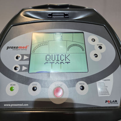 Proxomed Motion Relax 500, Emotion Fitness, Recumbent, Liegeergometer,  Display Anzeige teilweise beschädigt, gebraucht mit Gebrauchsspuren