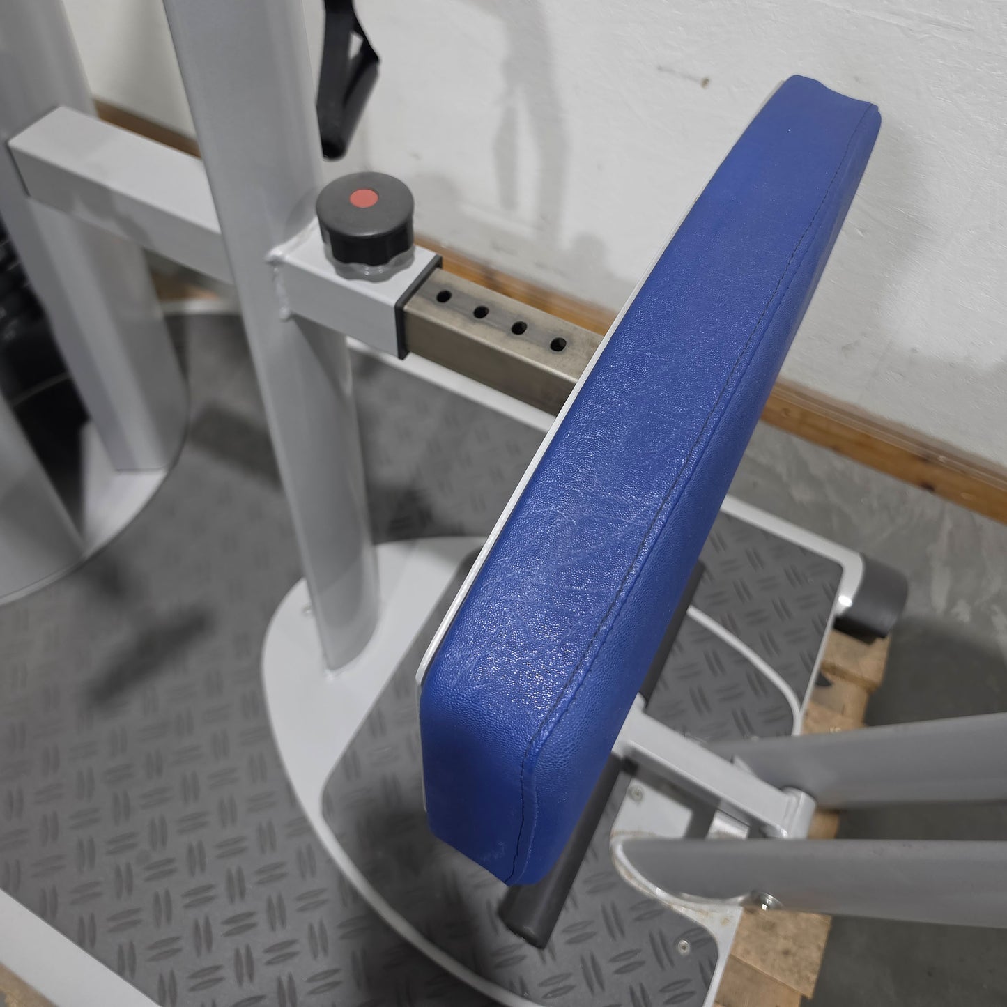 Dr. Wolff Multifidus Trainer 906, Segmentale Stabilisation der LWS, sitzend, Farbe Silber, gebraucht - überholter Zustand