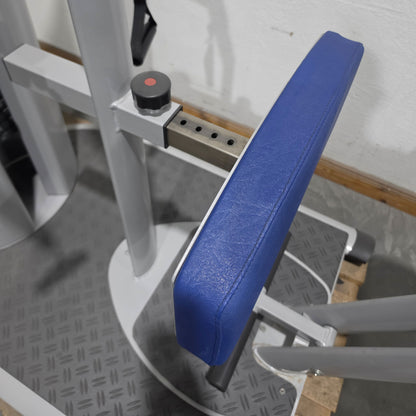 Dr. Wolff Multifidus Trainer 906, Segmentale Stabilisation der LWS, sitzend, Farbe Silber, gebraucht - überholter Zustand