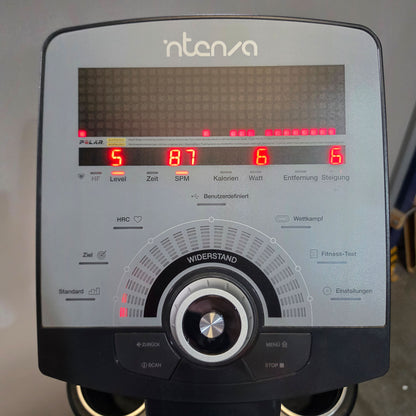 Intenza Elliptical Trainer 550 ETi, Crosstrainer mit Steigungsverstellung, LED Display, gebraucht - überholter Zustand