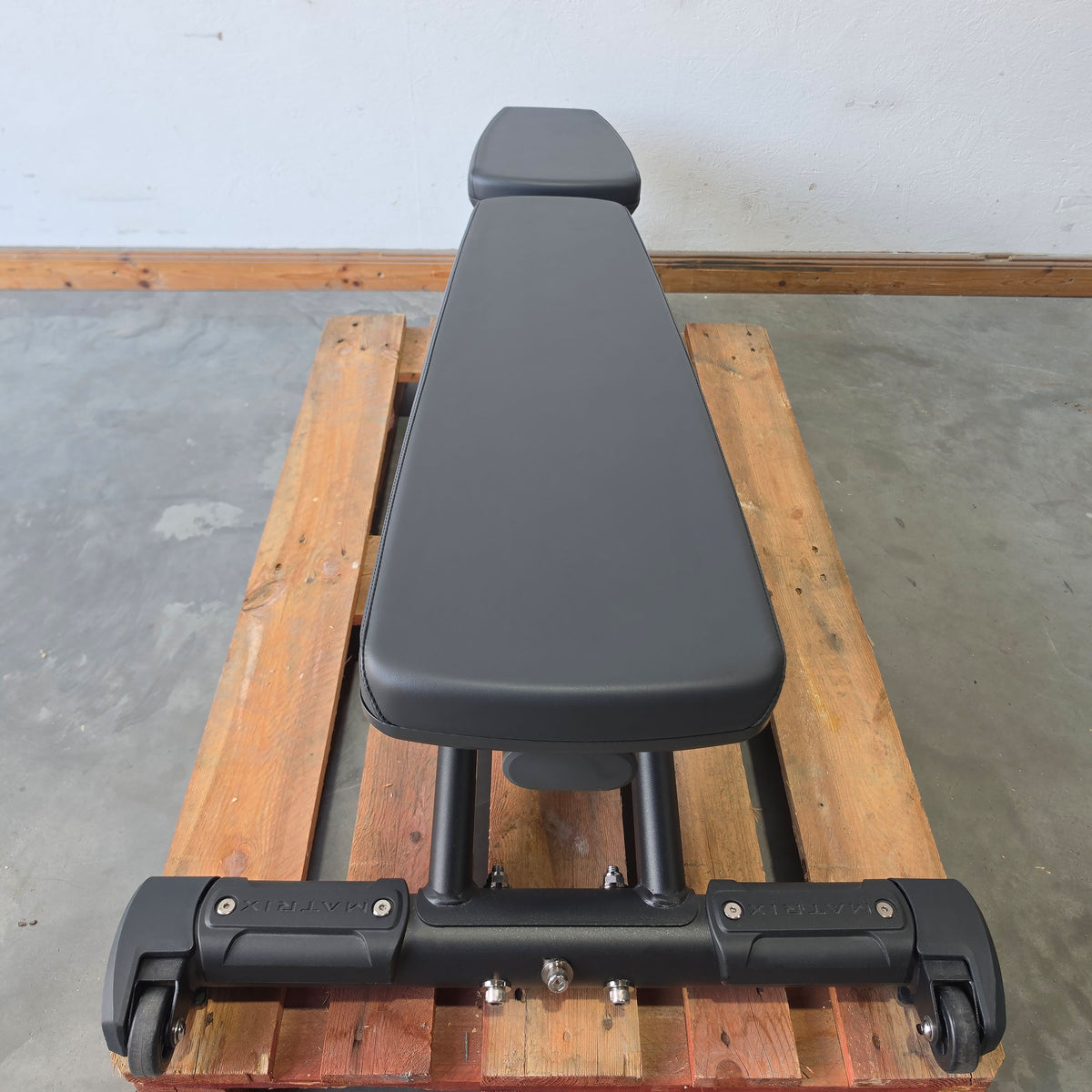 Matrix Magnum MG-A82 Universalbank verstellbar, Hantelbank ohne Ablage, Magnum Multi-adjustable Bench LP, Rahmenfarbe Schwarz, gebraucht - überholter Zustand