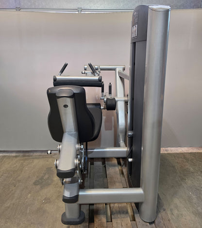 Life Fitness 2er Set = Beinstrecker und Beinbeuger, Leg Extension and Leg Curl Set, Signature Serie, Rahmenfarbe Silber, gebraucht - überholter Zustand