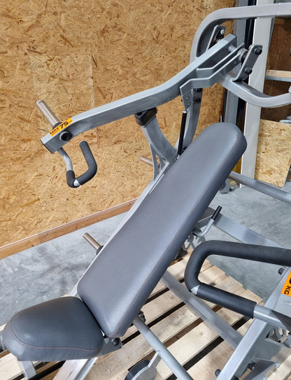 Plate loaded set, 11 strength machines, Hammer Strength replica, used - tested condition