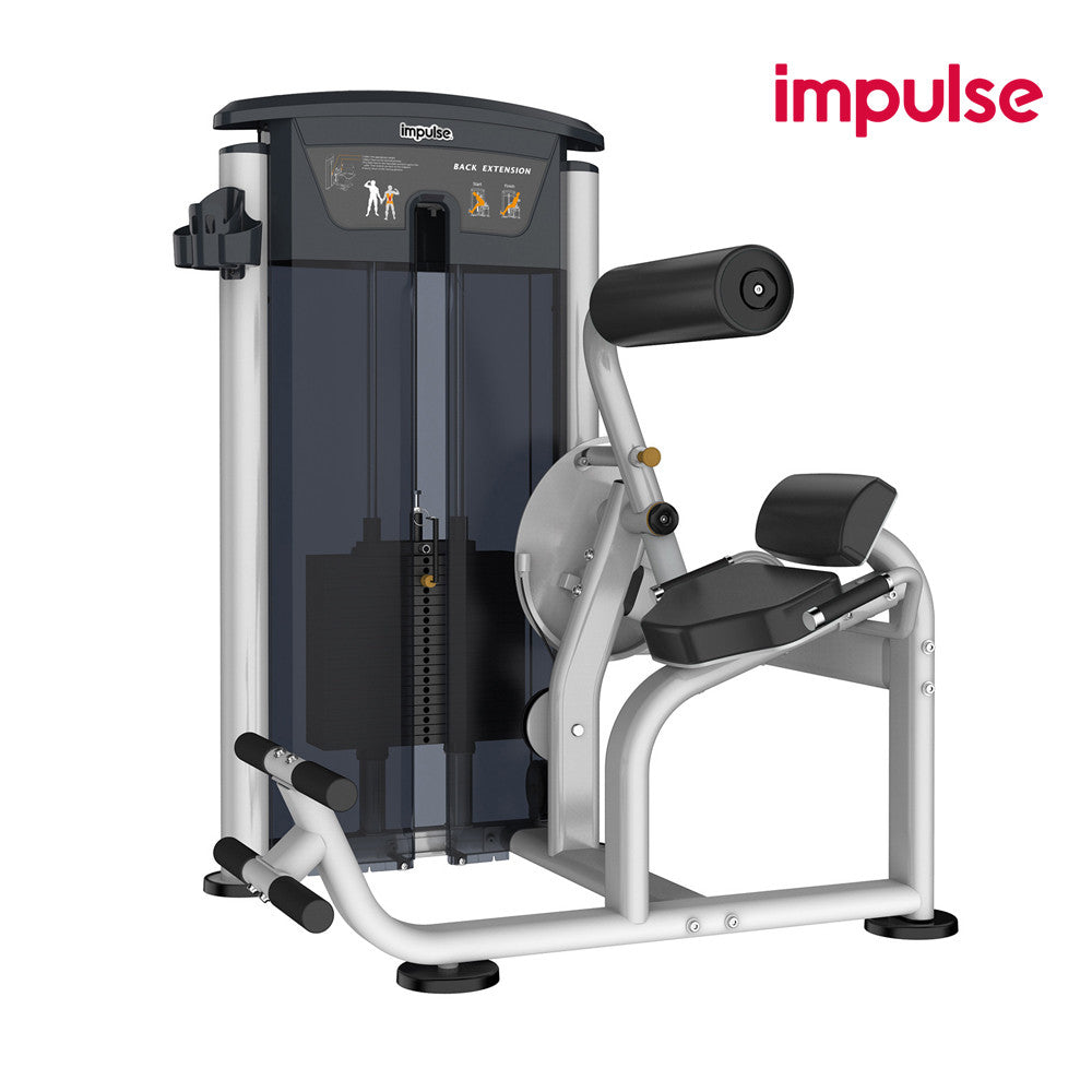 Impulse Fitness Back Extension, Hyperextension, IT9532, Back Extension, 90kg Weight Block