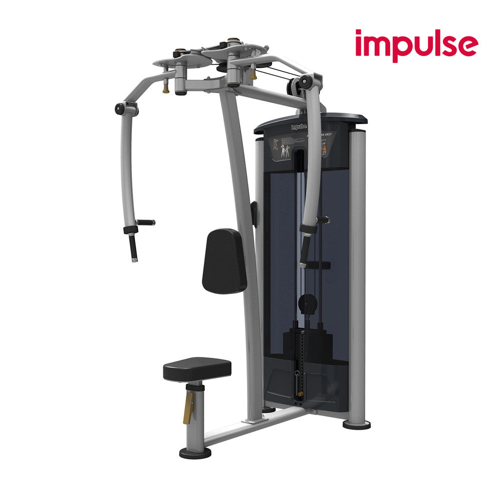 Impulse Fitness Butterfly und Butterfly Reverse, IT9515, Pec and Reverse Fly, 2 in 1 Kombimaschine, 90kg Gewichtsblock