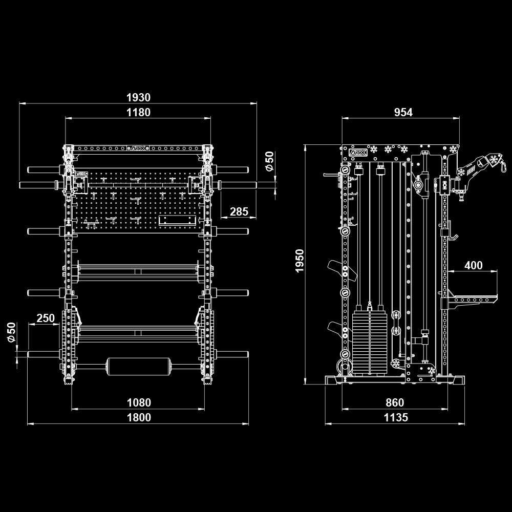 ATX Kraftstation - Power Station XTM - Höhe 195 cm