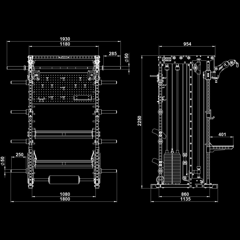 ATX Kraftstation - Power Station XTL - Höhe 225 cm
