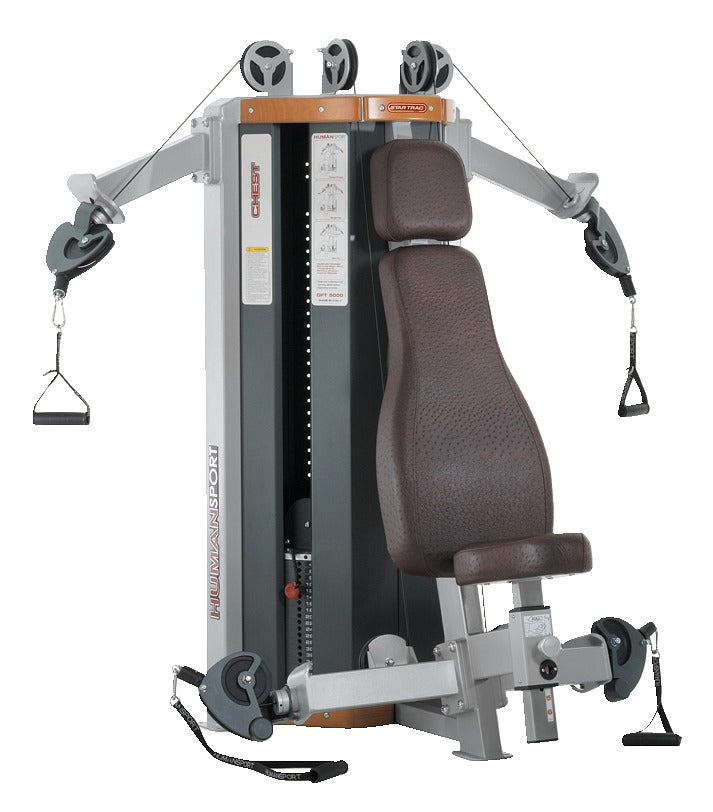 StarTrac Human Sports Line circuit, 6 strength machines in a set, used, refurbished condition