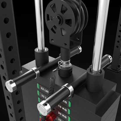 ATX Cable Half Rack mit 2 x 90 kg Steckgewichten