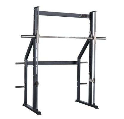 Gymleco Smith Machine 280 - Multi-press straight guided, plate loaded disc holder, used - tested condition