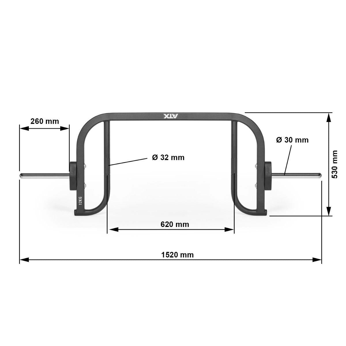 ATX Open Hex Bar Compact - 30 mm