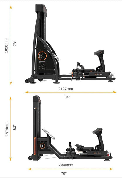 Booty Builder V8, Hip Thrust Machine, Butt Machine