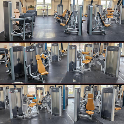 Life Fitness & Hammer Strength - 95 Fitnessgeräte - 105 Stationen, Kraftgeräte, Cardiogeräte, Plate loaded Geräte, Bänke etc - komplettes Fitnessstudio - gebraucht, überholter TOP Zustand