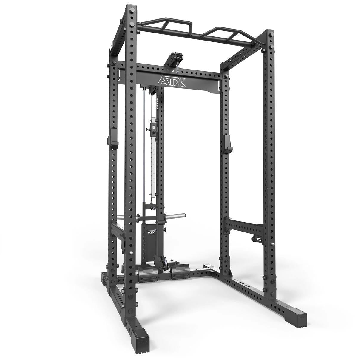 ATX Power Rack PRX-780 with lat pulldown - weight plate holder