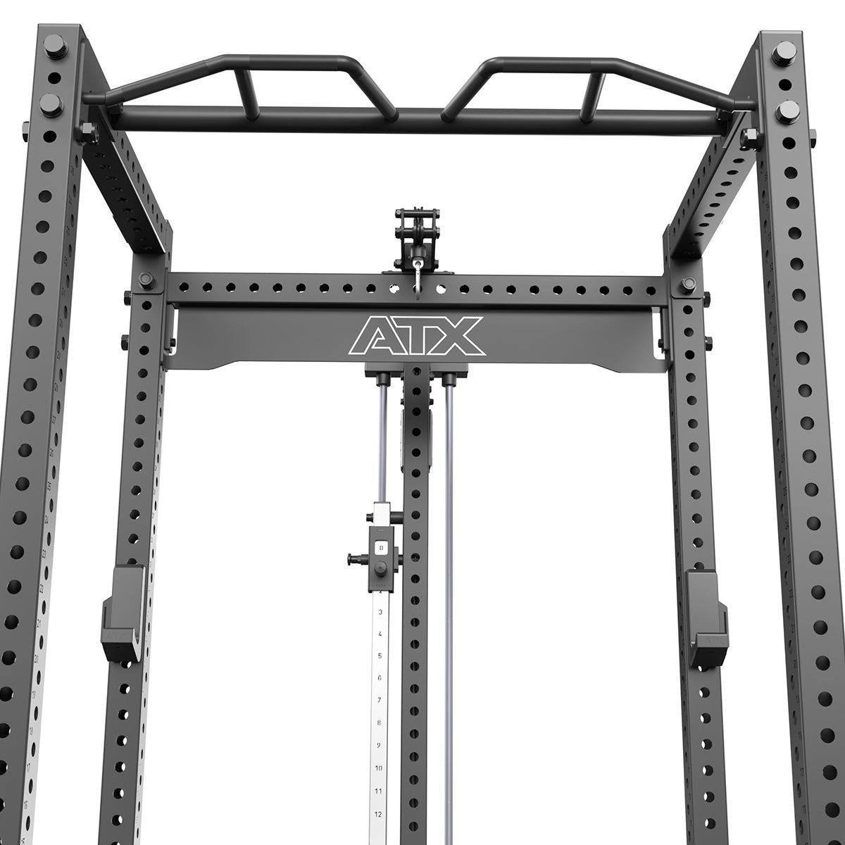 ATX Power Rack PRX-780 mit Latzug - 125 kg Steckgewichte