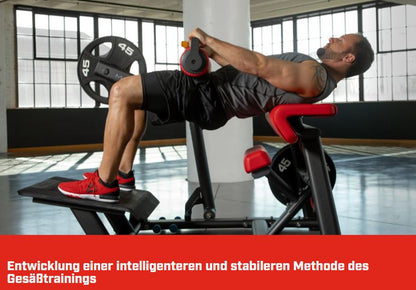 Matrix Magnum Glute Trainer MG-PL78, hip thrust machine, glute machine, buttock machine for buttock training, frame color black, used - refurbished condition