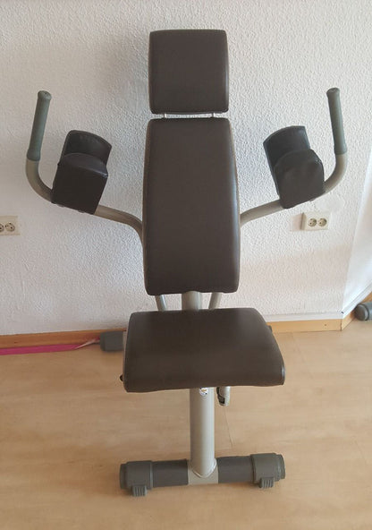 TechnoGym Easy Line circuit machine, butterfly and butterfly reverse, 2-in-1 combination machine, single hydraulic machine, brown upholstery, used