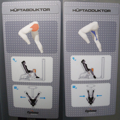 Life Fitness Optima Series - 2 in 1 Kombigeräte - 6 Kraftgeräte im Set, perfekt für Hotel, Firmenfitness, Verein oder kleiner Fitnessraum, gebraucht