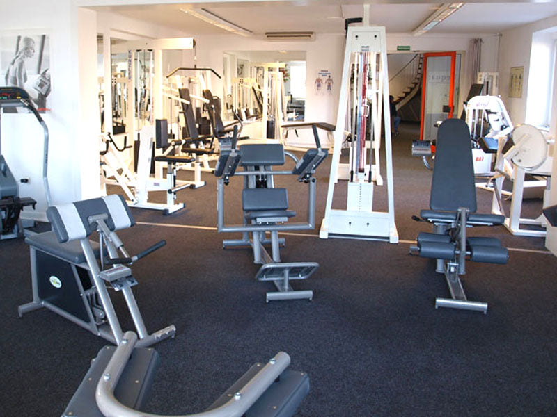 Calory Coach (SDH) circuit, 10 strength machines with display, resistances 1-8, silver, used - refurbished condition