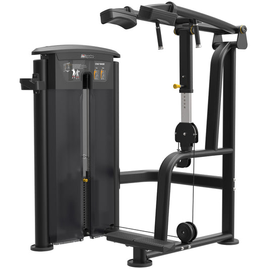 Impulse Fitness Wadenmaschine, IT9516, Calf Raise, 90kg Gewichtsblock, Black Edition