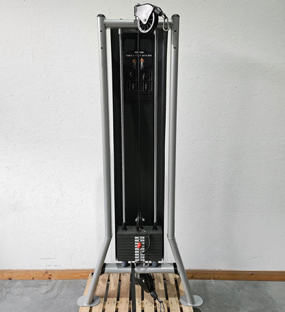 Panatta 5 Stationenturm mit Cable Crossover - Jungle Machine + Cable Station with Connection Bar - 5 Stack Multi Funktionsturm, Rahmenfarbe Silber, gebraucht - geprüfter Zustand
