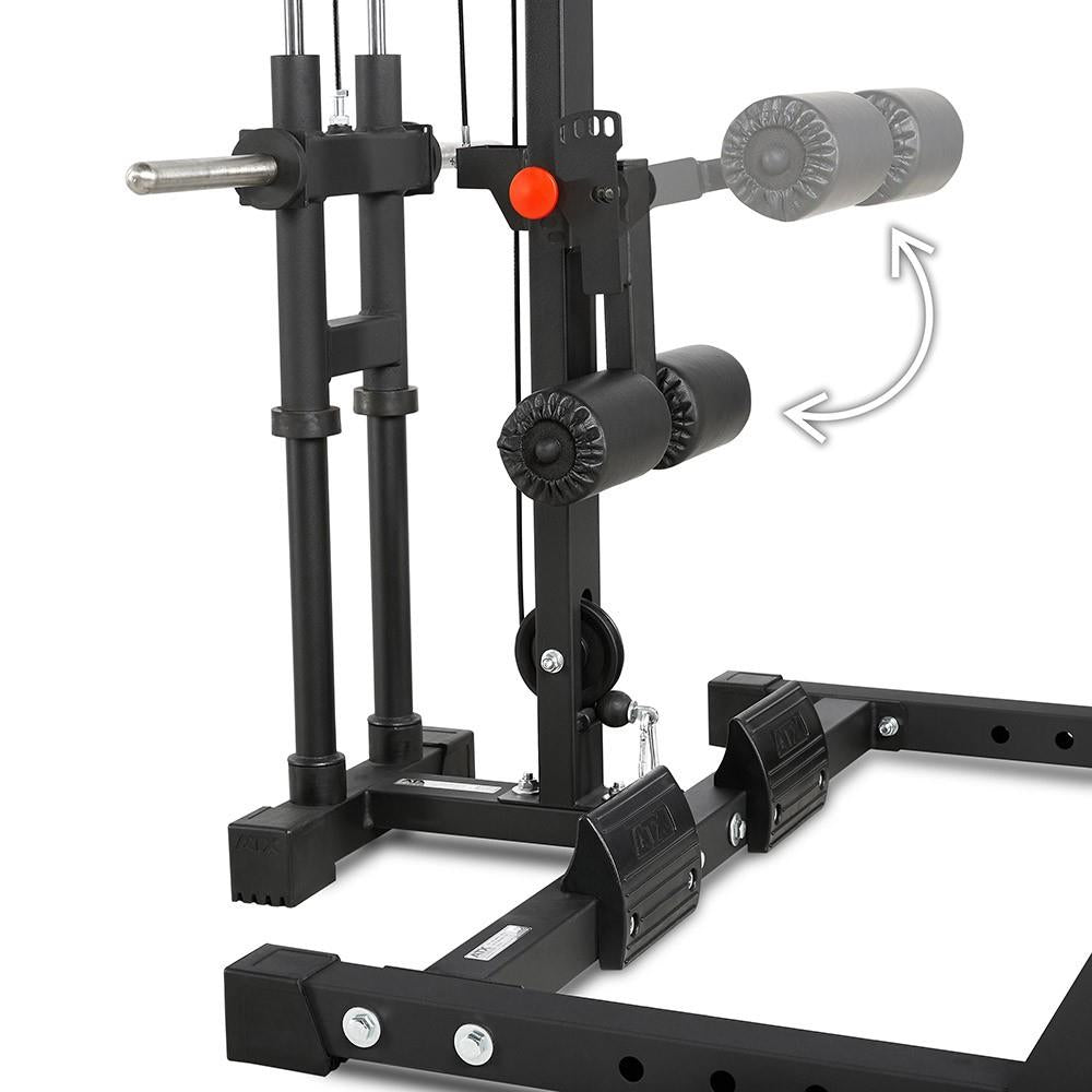 ATX Half Rack 620 - Complete system including lat pulldown station - Plate Load