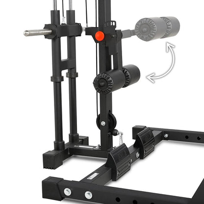 ATX Half Rack 620 - Complete system including lat pulldown station - Plate Load