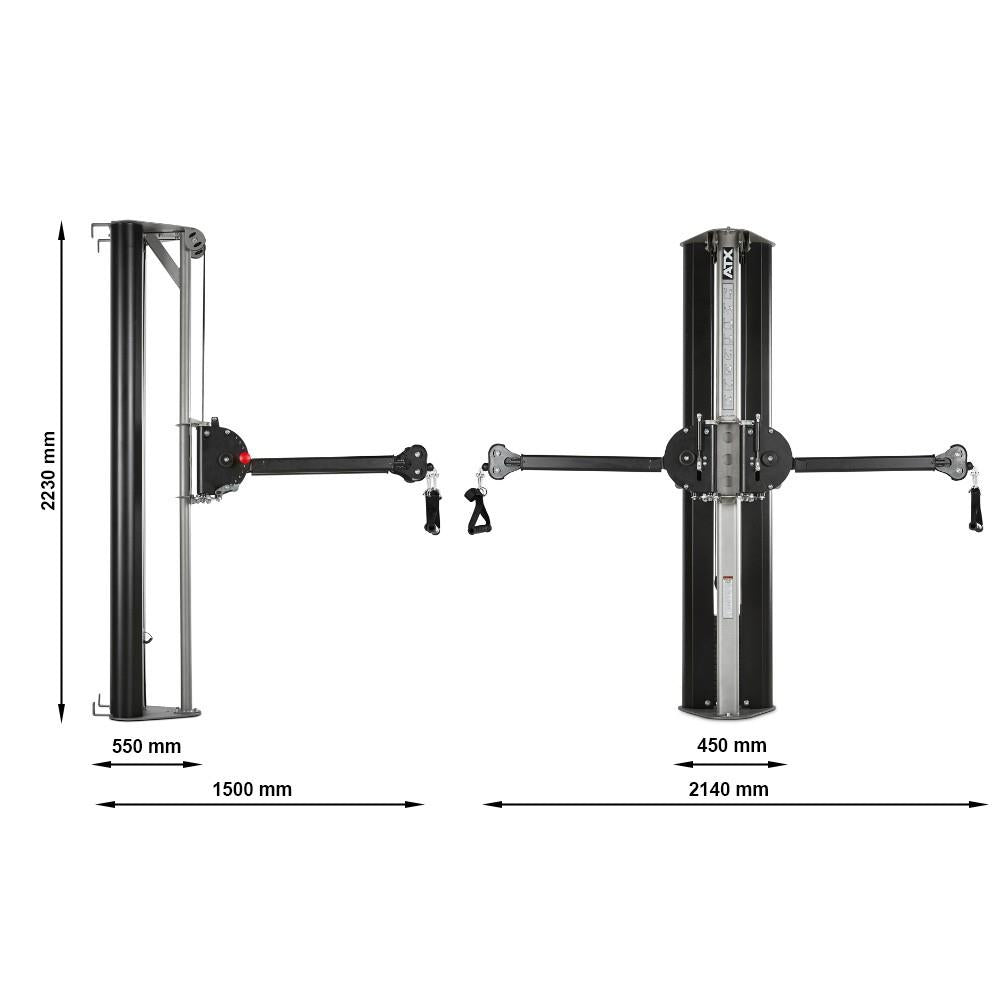 ATX Multi Pull Station - Functional Trainer - for wall mounting
